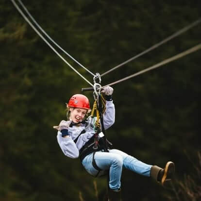 Ziplining in Ketchikan Alaska